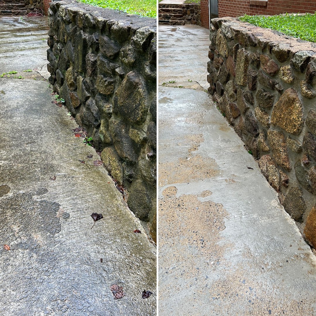 Top Notch concrete cleaning in Forest, VA